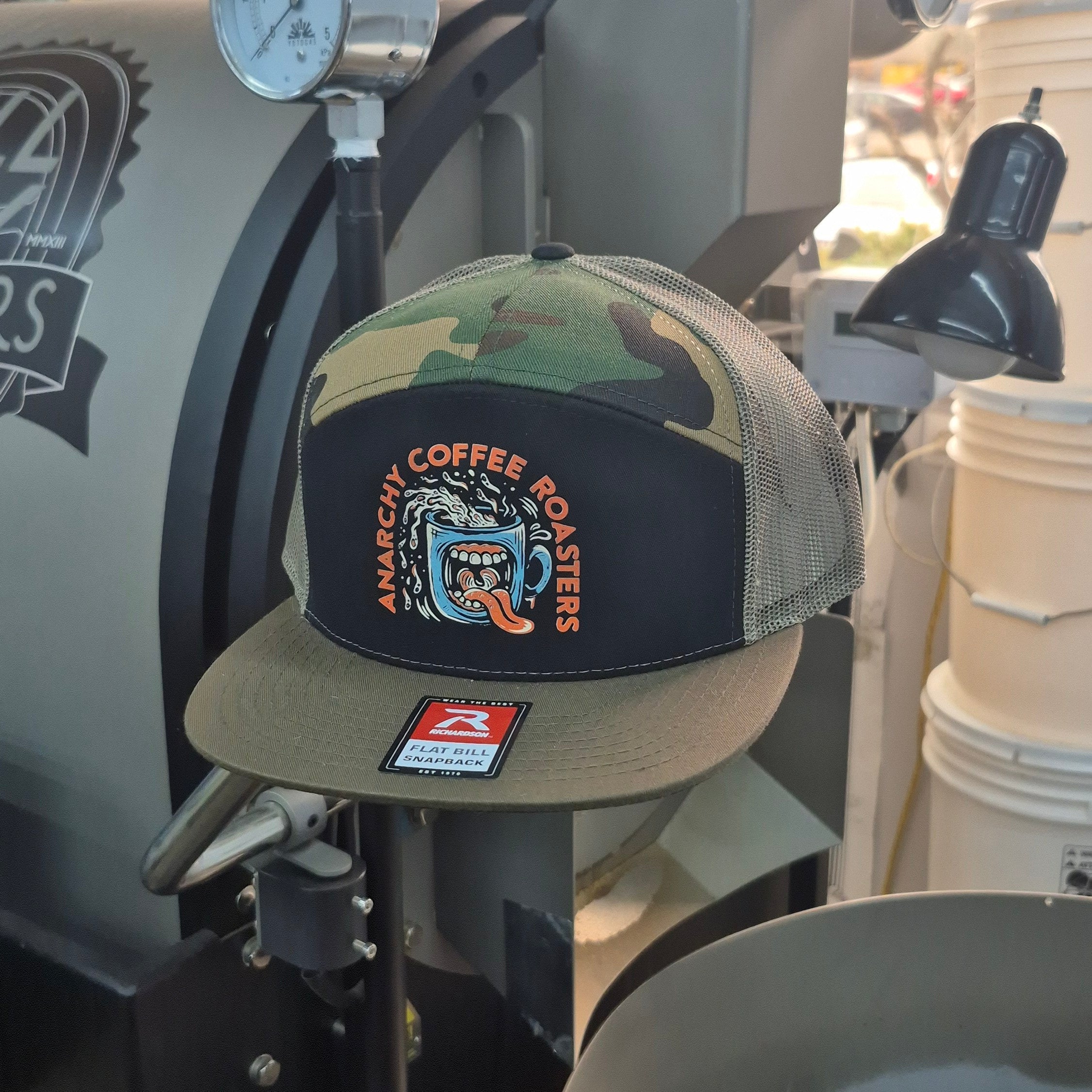 Snapback Skater Mug Mesh Cap - Anarchy Coffee Roasters